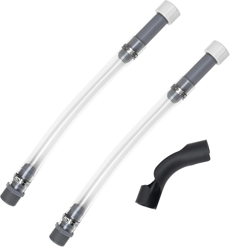 Niwicka 2 Pcs Fuel Hoses 1 Robust Hose Bender for Racing. Compatible with Gas Cans & Racing Fuel Jugs like VP, egs, LC2 & Scribner. Ideal for 5 Gallon Racing Gas Cans, enabling seamless fuel transfer. - Image 1